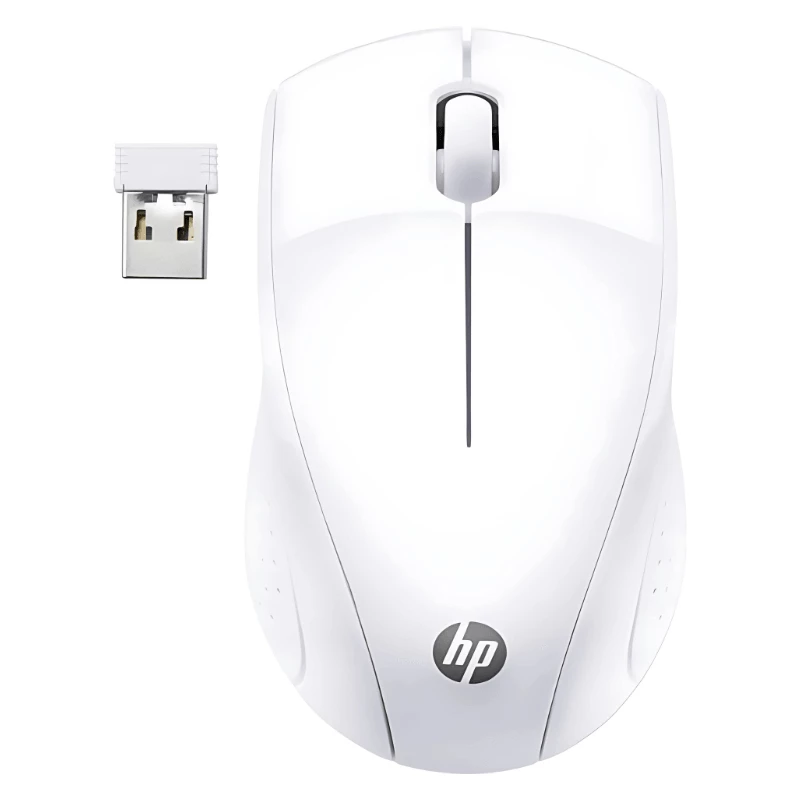 HP 220 Blanco Nieve 3 botones 2.4GHz 80 g Ratón