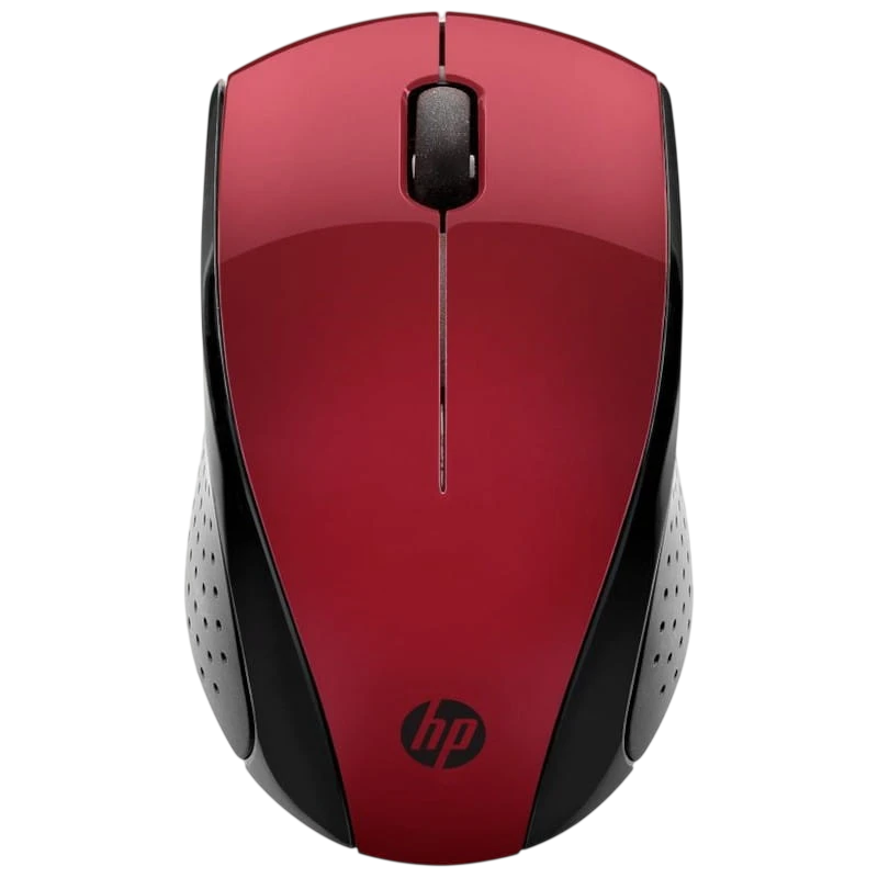 HP 220 Rojo Ocaso 1600 DPI 3 botones 2.4GHz 80 g Ratón