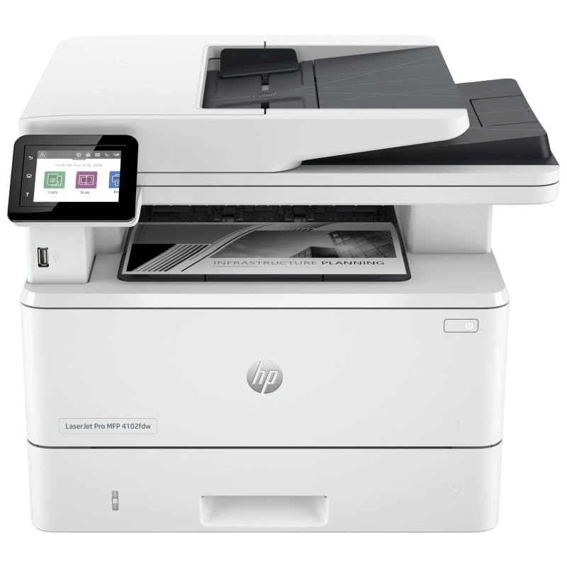 HP LaserJet Pro 4102fdw Laser Blanco y Negro WiFi Blanco multifunción dúplex automático Ethernet 40ppm Impresora