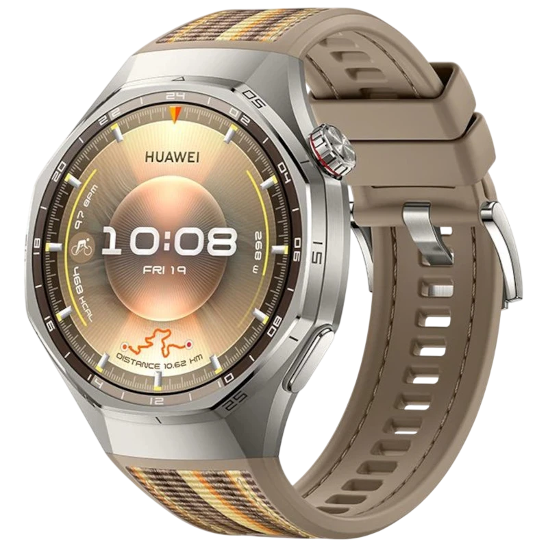 Huawei Watch GT6 Pro 46 mm Marrón 1,47 pulgadas AMOLED GPS NFC 21 días 5ATM IP69