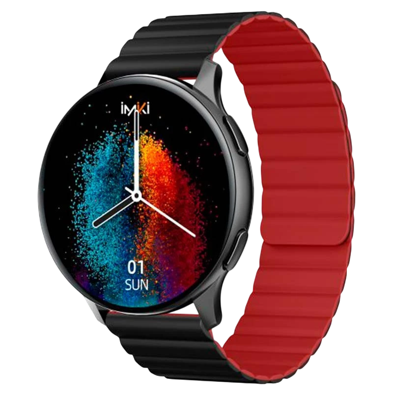 Imiki KW66 Pro Negro Correa Magnética + Silicona 1,43 pulgadas IP67 Smartwatch