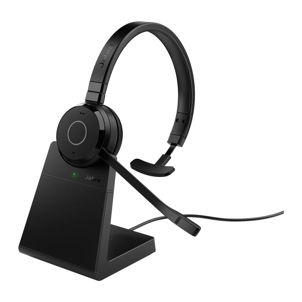 Jabra Evolve 65 TE Mono con base de carga Diadema con micrófono Auriculares