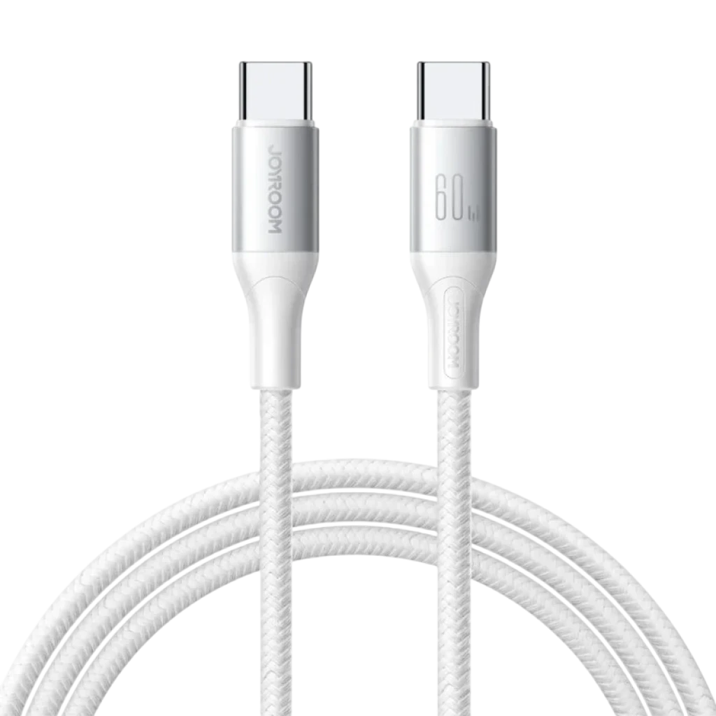 Joyroom Cable USB‑C a USB‑C Flash Series 60 W 2 m, Blanco