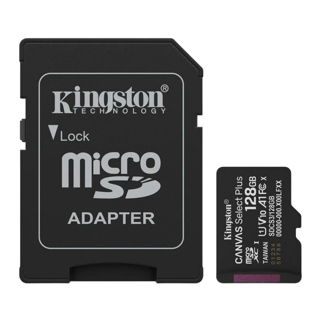 Kingston Canvas Select Plus 128GB 150MB/s A1 Tarjeta microSD