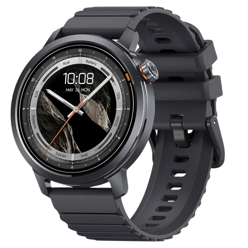KOSPET ORB Negro 1,43 pulgadas AMOLED GPS 5 días +180 deportes IP68 Smartwatch