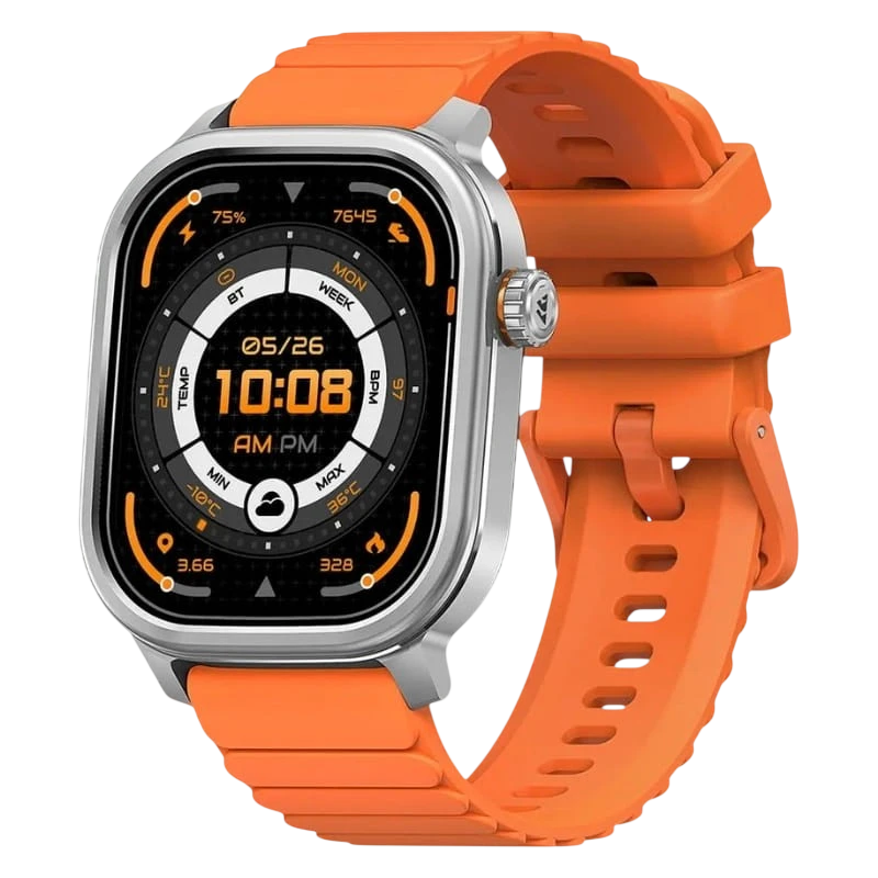 KOSPET Pulse Plata 1,96 pulgadas AMOLED GPS 5 días +165 deportes 5ATM Smartwatch