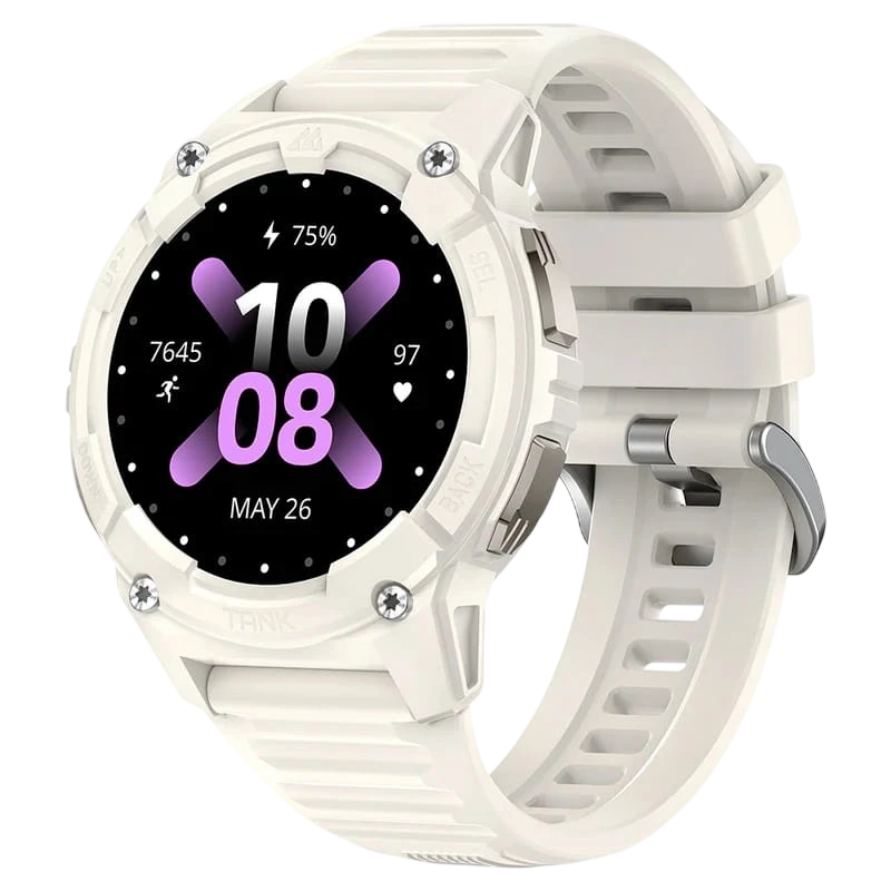 KOSPET Tank S2 Blanco 1,32 pulgadas AMOLED GPS 10 días +170 deportes 5ATM IP69K Smartwatch