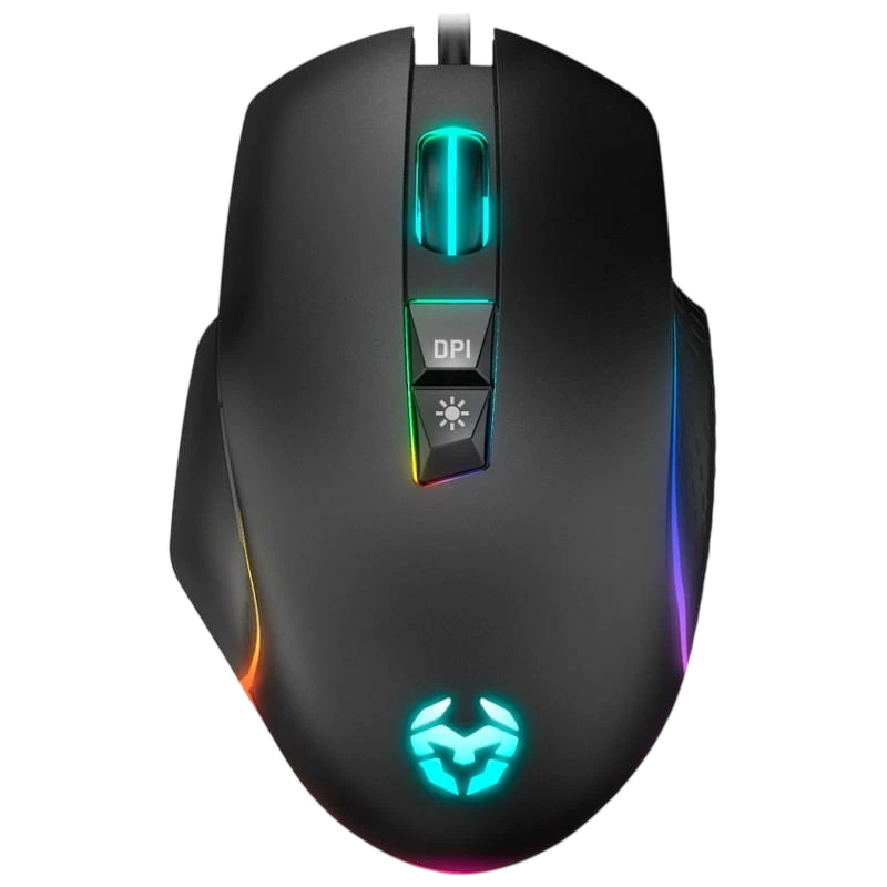 Krom Keos RGB Negro 6400 DPI USB Ratón gaming