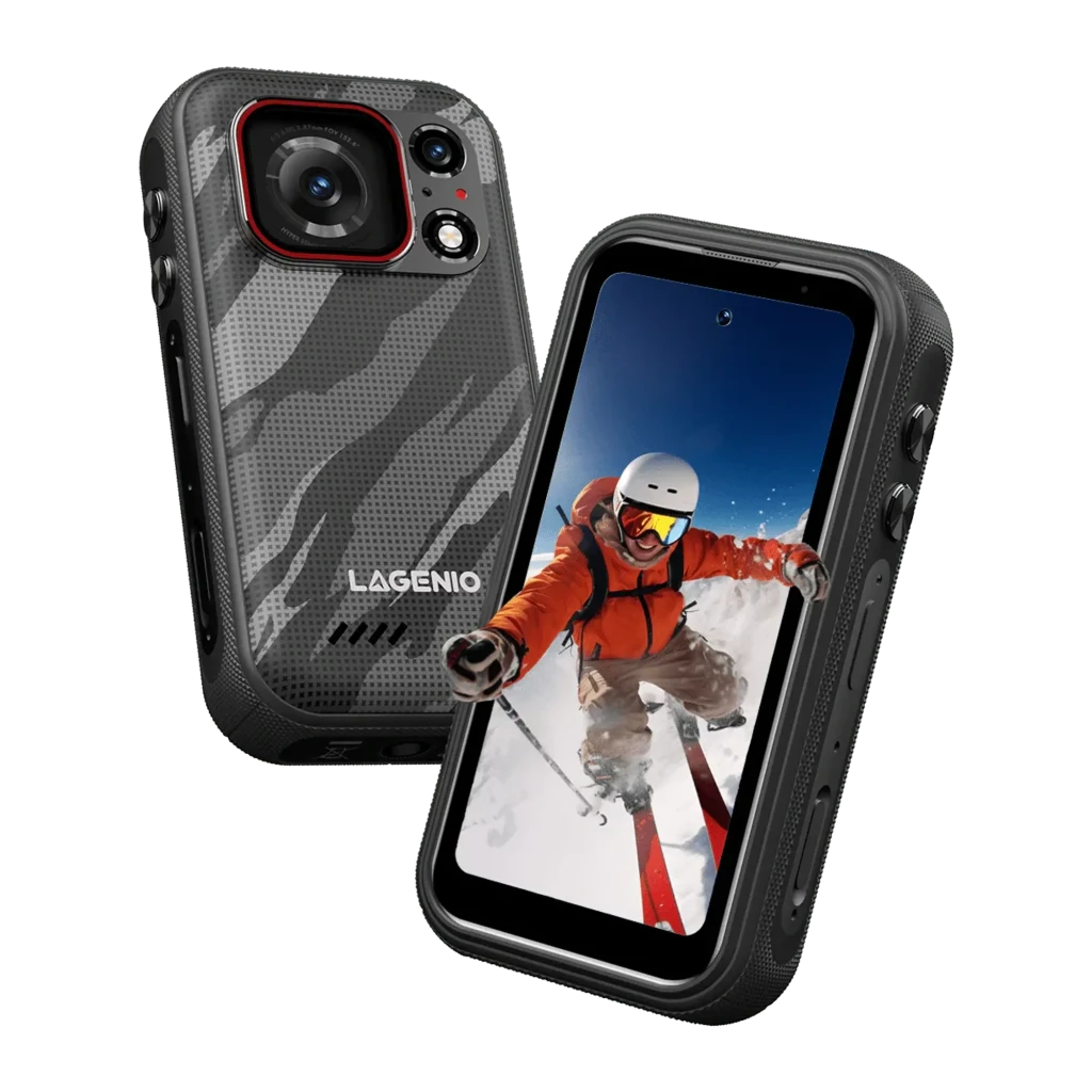 Lagenio Eagle Pro 5G 12GB/256GB Negro Rugged IP68/IP69K 4 pulgadas IPS 120Hz 50MP 3700mAh 33W NFC