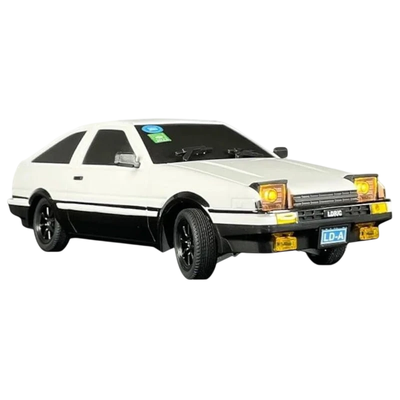 LD1801 AE86 1/18 2.4G (Gyro Version) Drift Blanco 10km/h 20m de alcance 500mAh 30 min Coche RC