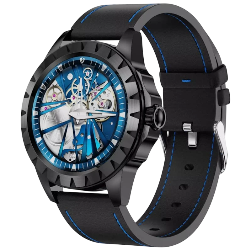 Lemfo LEMZ Negro Correa Silicona 1,34 pulgadas AMOLED 5 días IP68 Smartwatch
