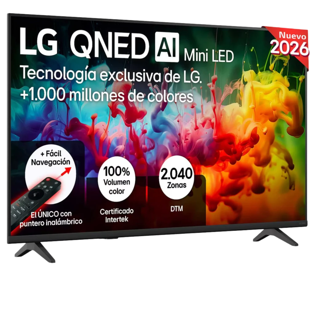 LG 43QNED70B6C 43 pulgadas 4K QNED HDR10 webOS Smart TV