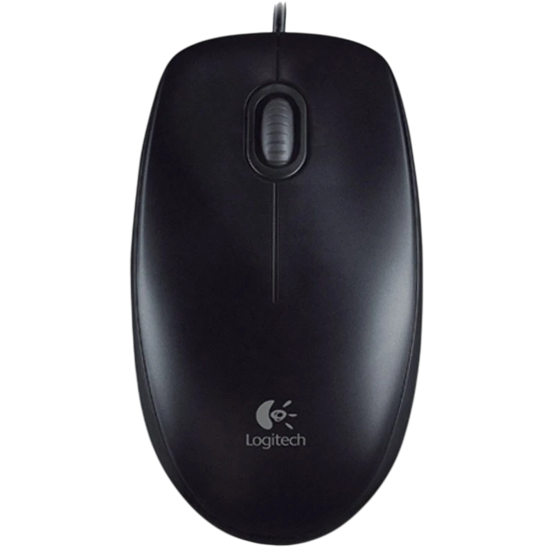 Logitech B100 Negro USB 800 DPI 3 botones Ratón