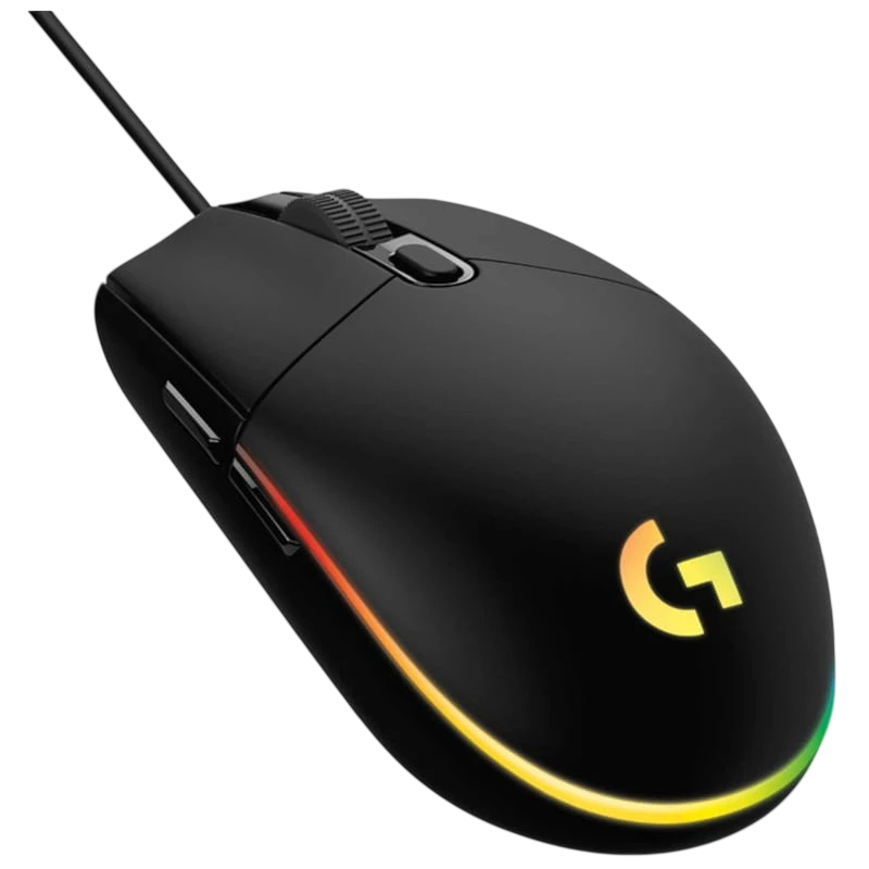 Logitech G G203 Lightsync USB 8000 DPI Negro 6 botones 85 g Ratón gaming