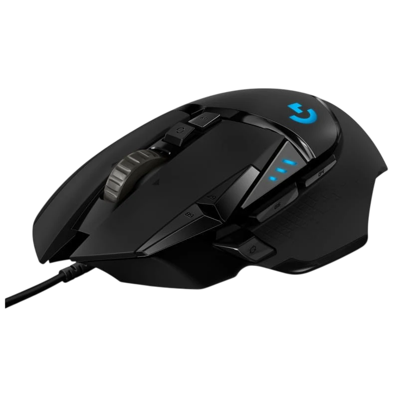 Logitech G G502 Hero USB Negro 25600 DPI 11 botones 121 g Ratón