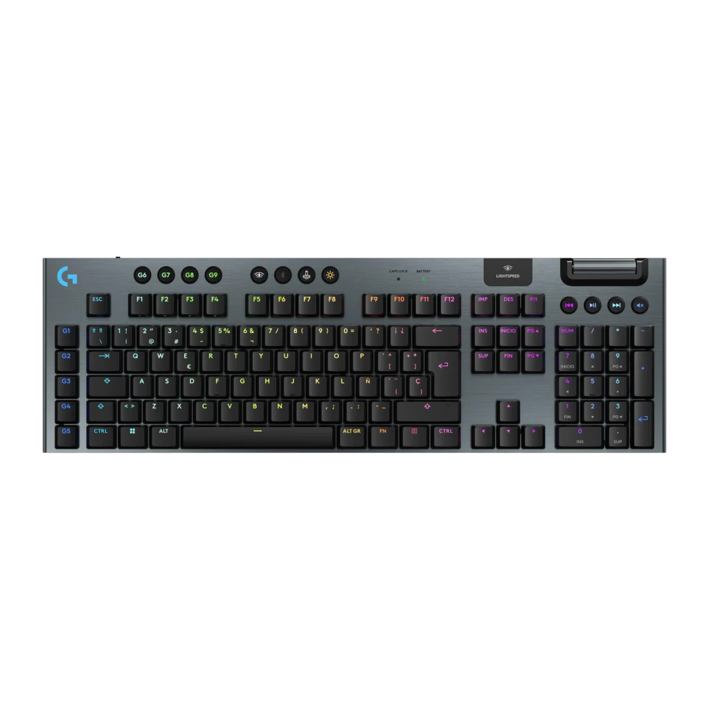 Logitech G915 X LIGHTSPEED TKL GL Tactile Negro mecánico RGB Teclado gaming inalámbrico
