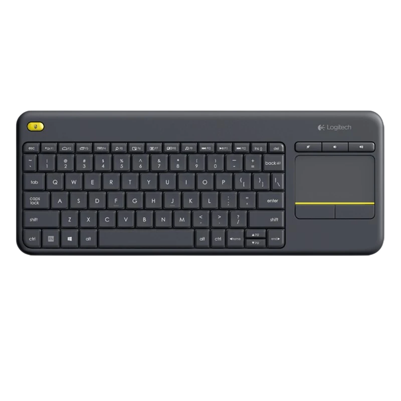 Logitech K400 Plus con Touch Keyboard Negro Teclado inalámbrico de membrana