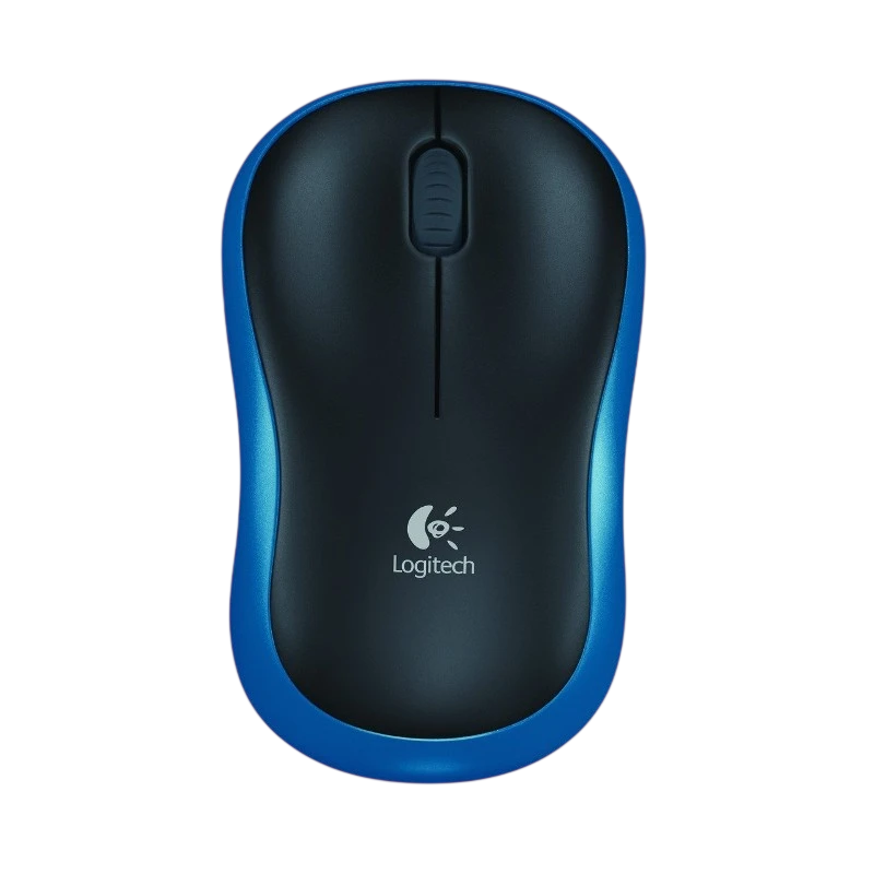Logitech M185 Azul 1000 DPI 3 botones Ratón inalámbrico