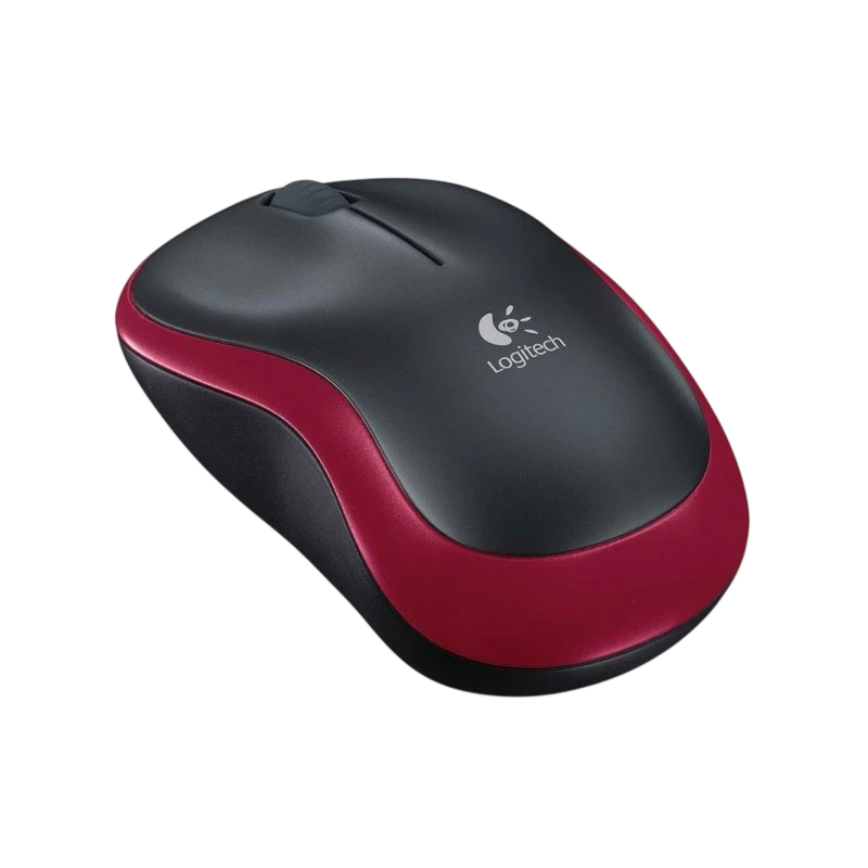 Logitech M185 Granate 1000 DPI 3 botones Ratón inalámbrico
