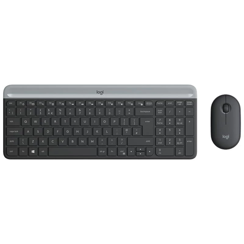 Logitech MK470 Grafito 2.4GHz Teclado + ratón inalámbricos