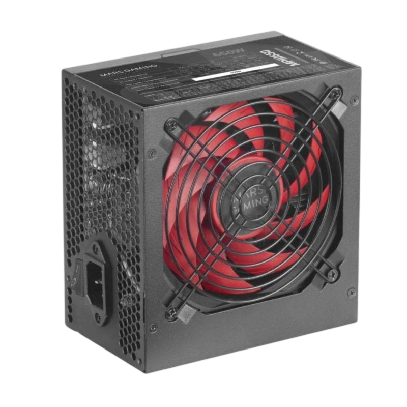 Mars Gaming MPIII650 650W Negro Fuente de alimentación