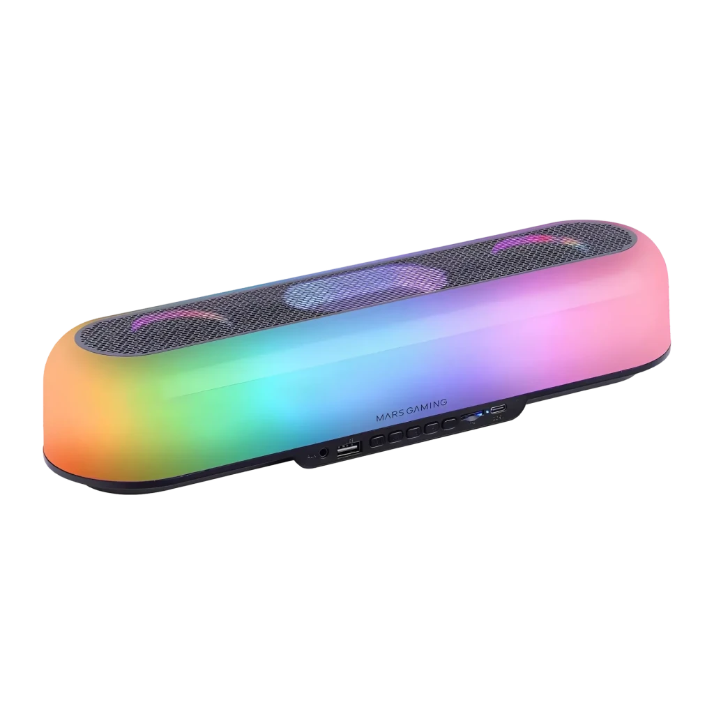 Mars Gaming MSB-ORB RGB 20W 6h Bluetooth 5.3 Barra de sonido