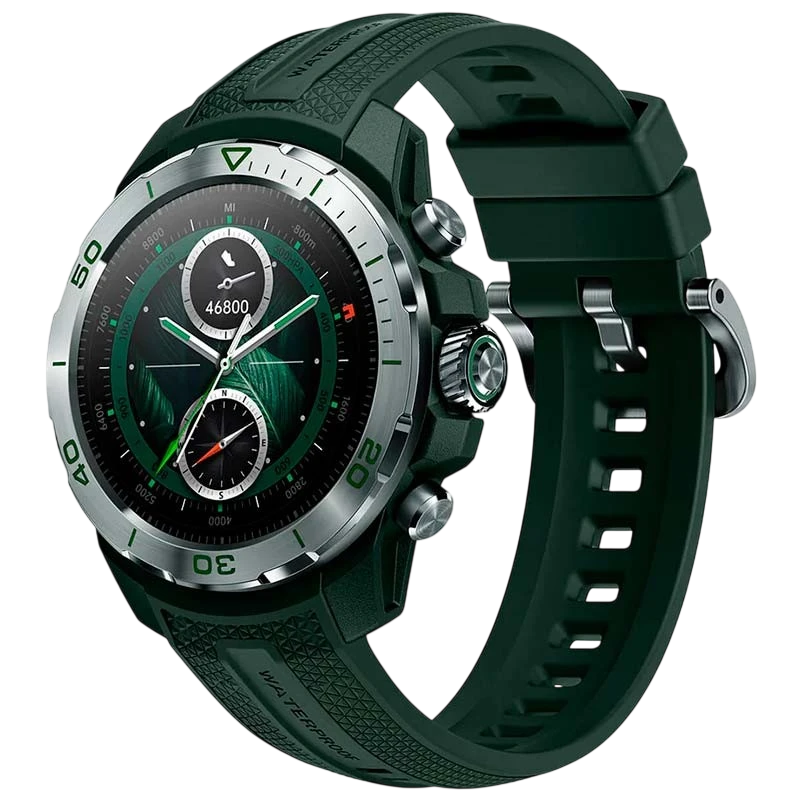 Mibro GS Explorer Verde 1,32 pulgadas AMOLED GPS NFC 20 días +150 deportes 10ATM Smartwatch