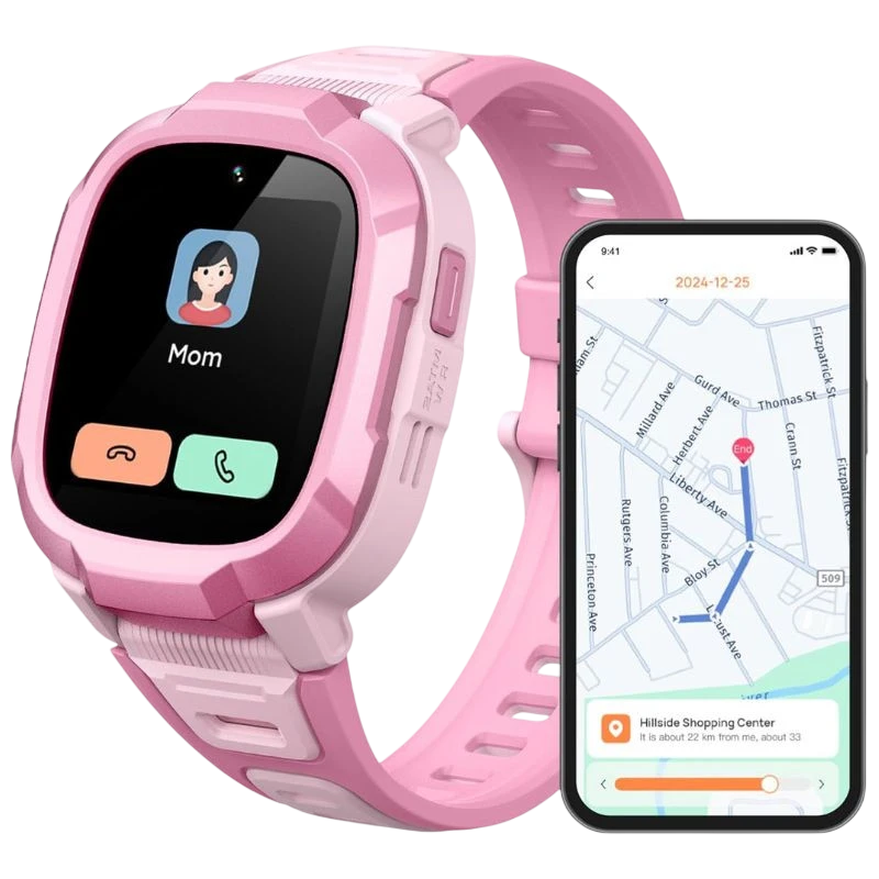 Mibro Kids P6 4G Rosa 1,4 pulgadas TFT GPS 5 días 2ATM Smartwatch