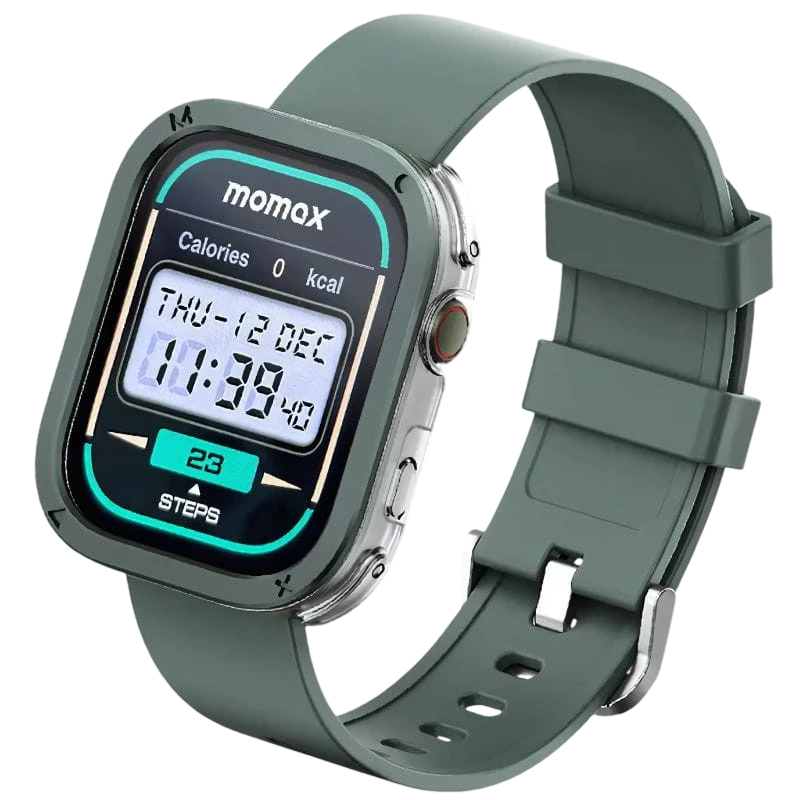Momax SW3S Verde 1,99 pulgadas AMOLED 12 días +100 deportes 3ATM Smartwatch
