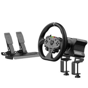 Moza R5 Racing Bundle PC con base directa de 5nm + Pedales Direct Drive 22 botones Volante de simulación