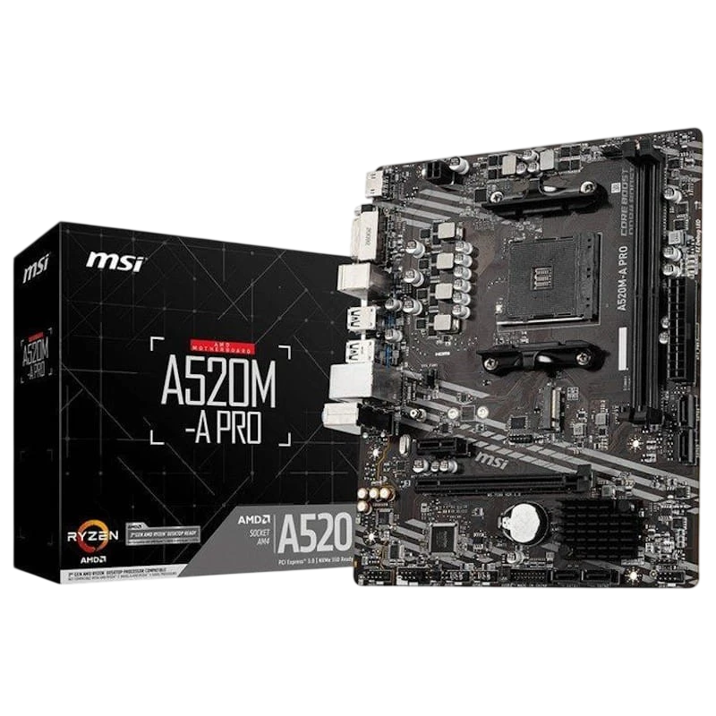 MSI A520M-A PRO AM4 Placa base