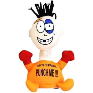 Muñeco Pablo Anti Stress "Punch Me" Naranja