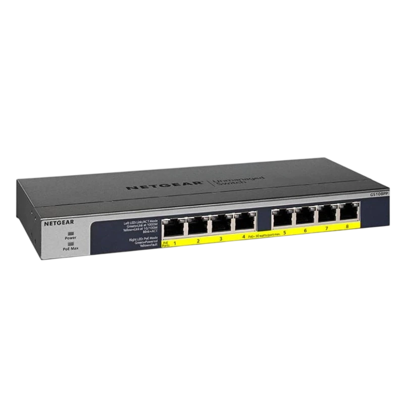 NETGEAR GS108PP 8 Puertos Gigabit Ethernet PoE Switch no Gestionado