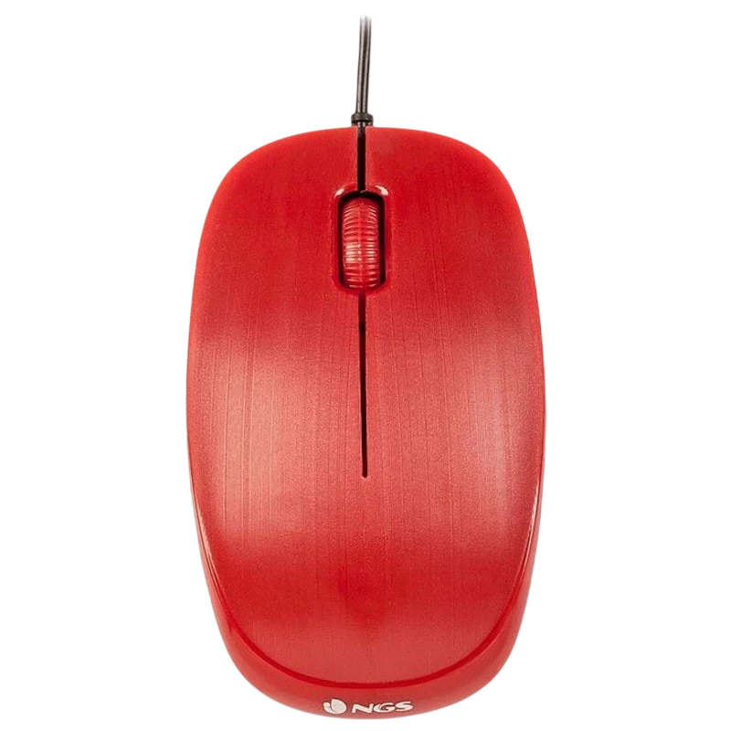 NGS Flame 1000 DPI Rojo 2 botones USB Ratón