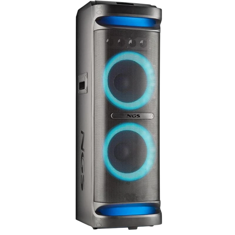 NGS Wild Space 3 Negro 800W luces LED entrada AUX Altavoz Bluetooth 5.3