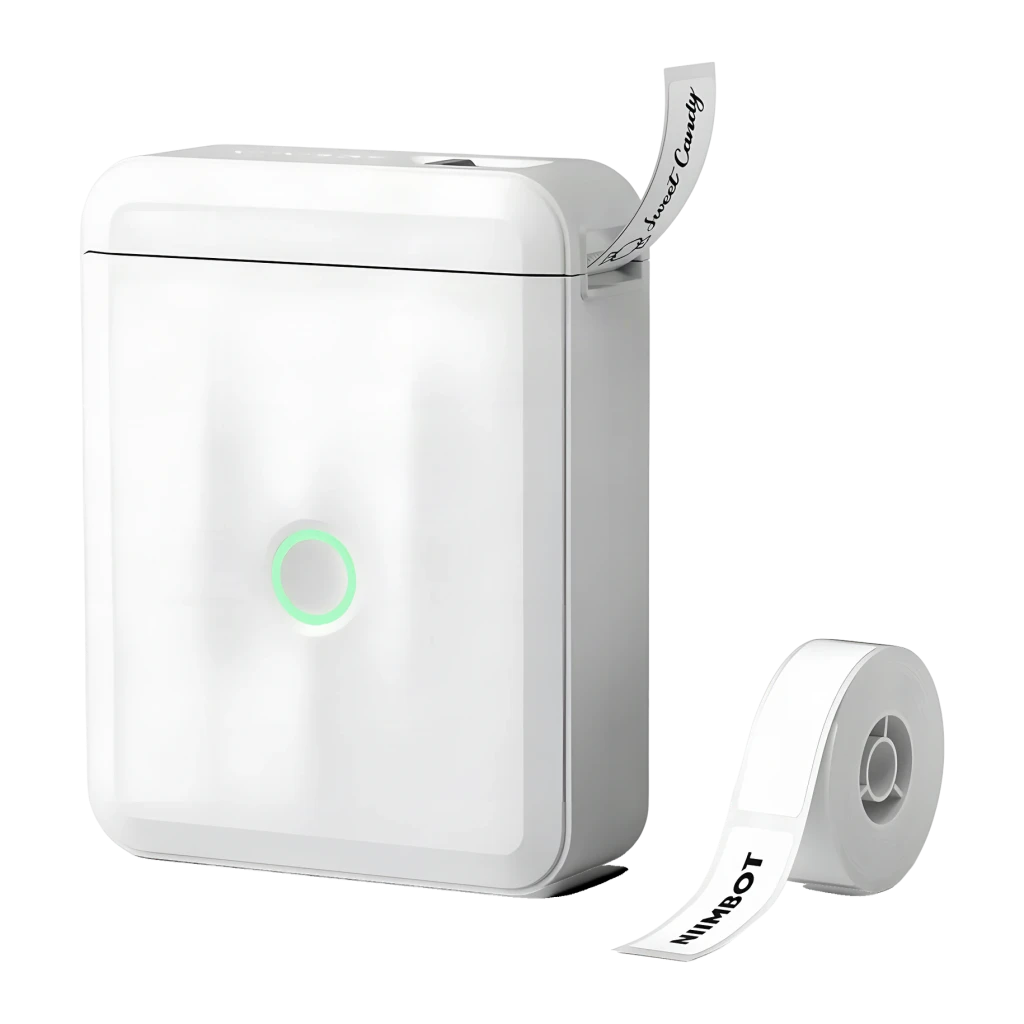 Niimbot D110M Bluetooth Blanco Impresora de etiquetas portátil