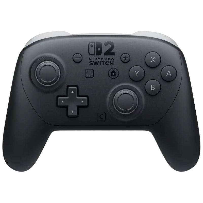 Nintendo Switch 2 Pro Controller Bluetooth Negro vibración giroscopio 1070mAh 40h Mando inalámbrico