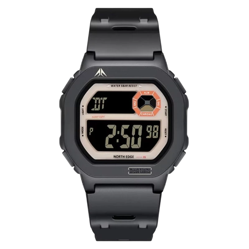 North Edge X1 Negro/Beige Smartwatch