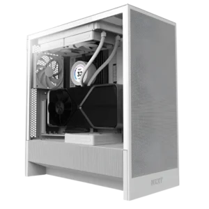 NZXT H5 FLOW (2024) Blanco Midi Tower cristal templado Caja PC