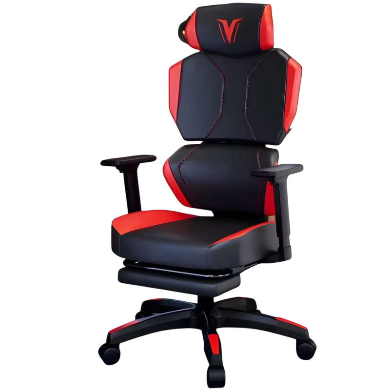 Obidos Roja reposapiés Silla gaming ergonómica