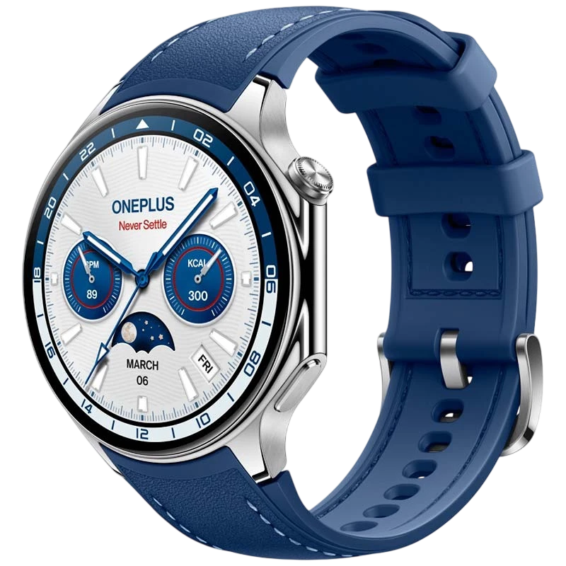 OnePlus Watch 2 Azul AMOLED GPS NFC 12 días +100 deportes 5ATM