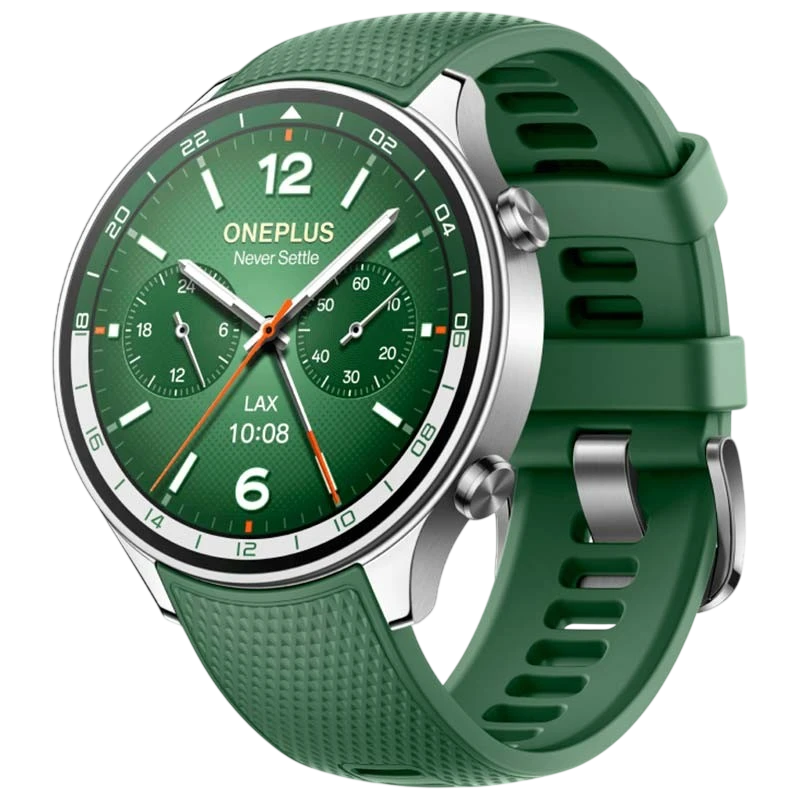 OnePlus Watch 2R Verde 1,43 pulgadas AMOLED GPS NFC 12 días +100 deportes 5ATM