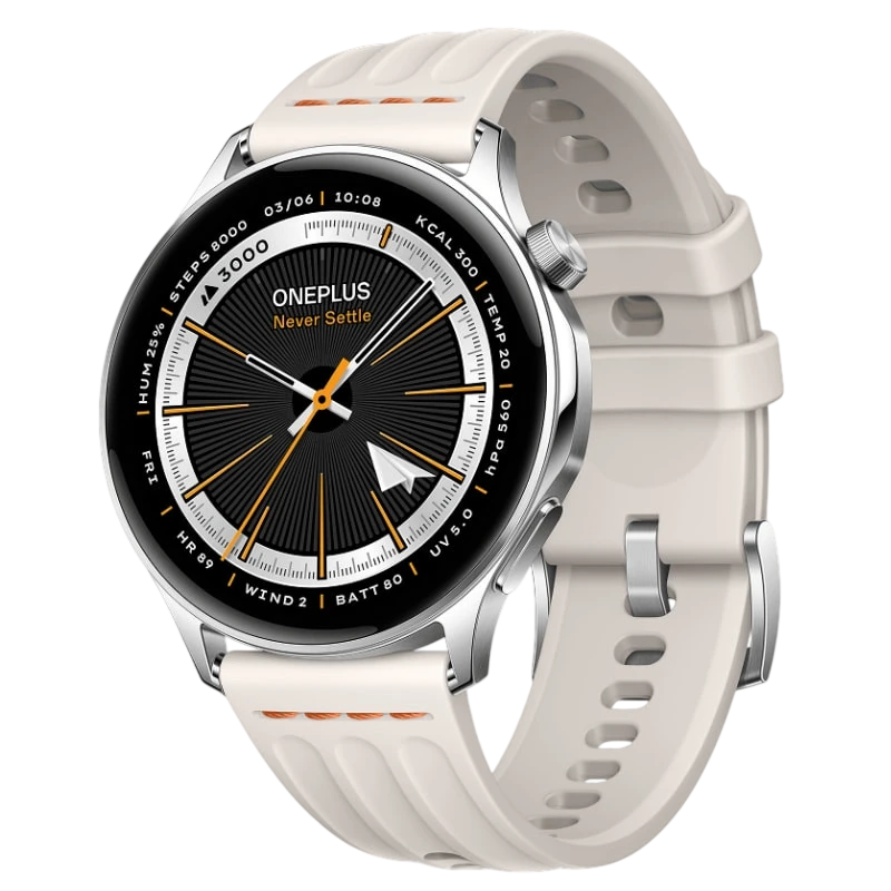 OnePlus Watch Lite Plata 1,46 pulgadas AMOLED GPS NFC 10 días +100 deportes 5ATM