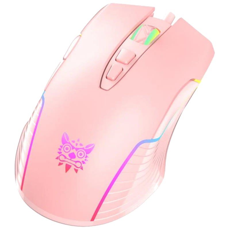 Onikuma CW905 Rosa 6400 DPI Ratón gaming
