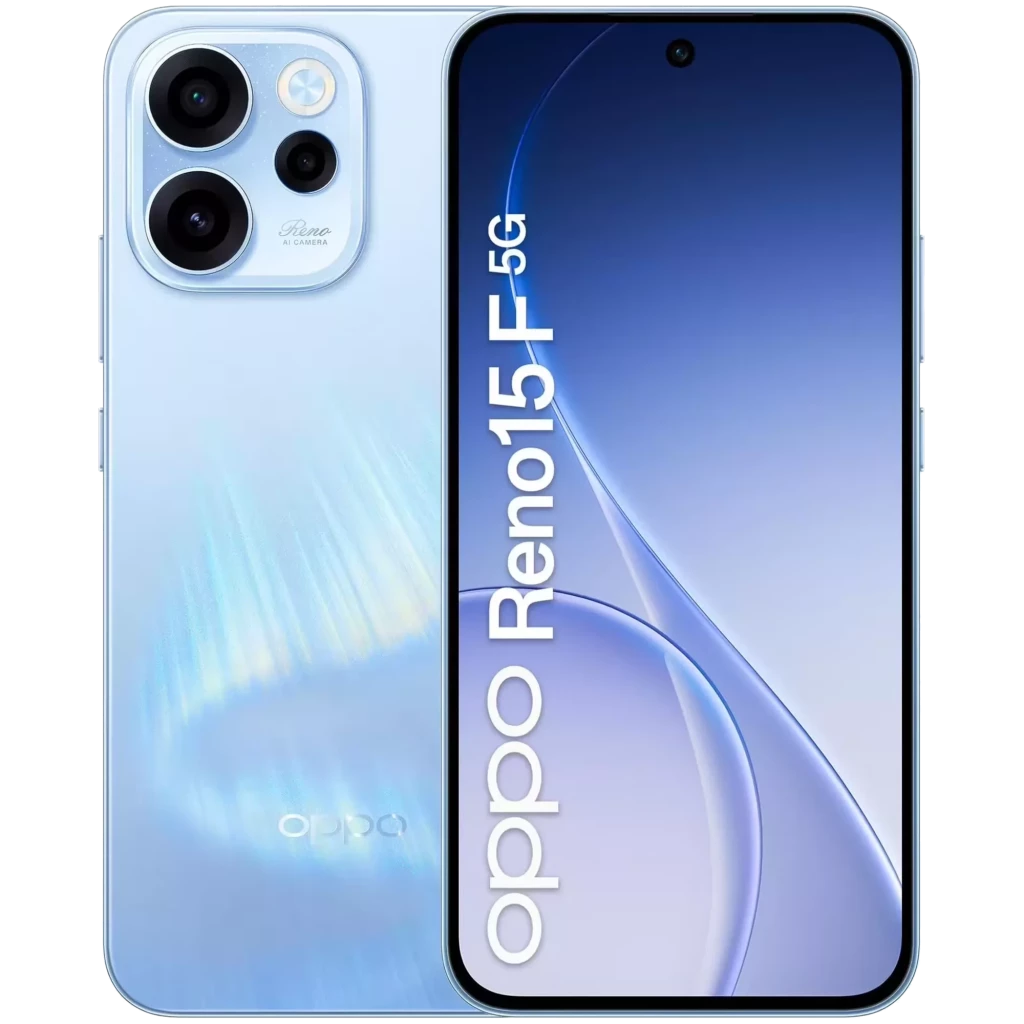 OPPO Reno15 F 5G 8GB/256GB Aurora Azul 6,57 pulgadas AMOLED 120Hz 50MP 7000mAh 80W NFC