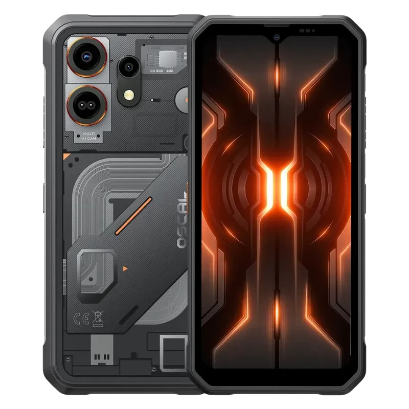 Oscal Marine 3 8GB/256GB Negro Rugged IP68/IP69K 6,56 pulgadas IPS 90Hz 16MP 5000mAh 18W NFC