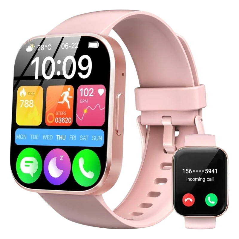 Oukitel BT103 Rosa/Dorado 1,91 pulgadas 5 días +100 deportes IP67 Smartwatch