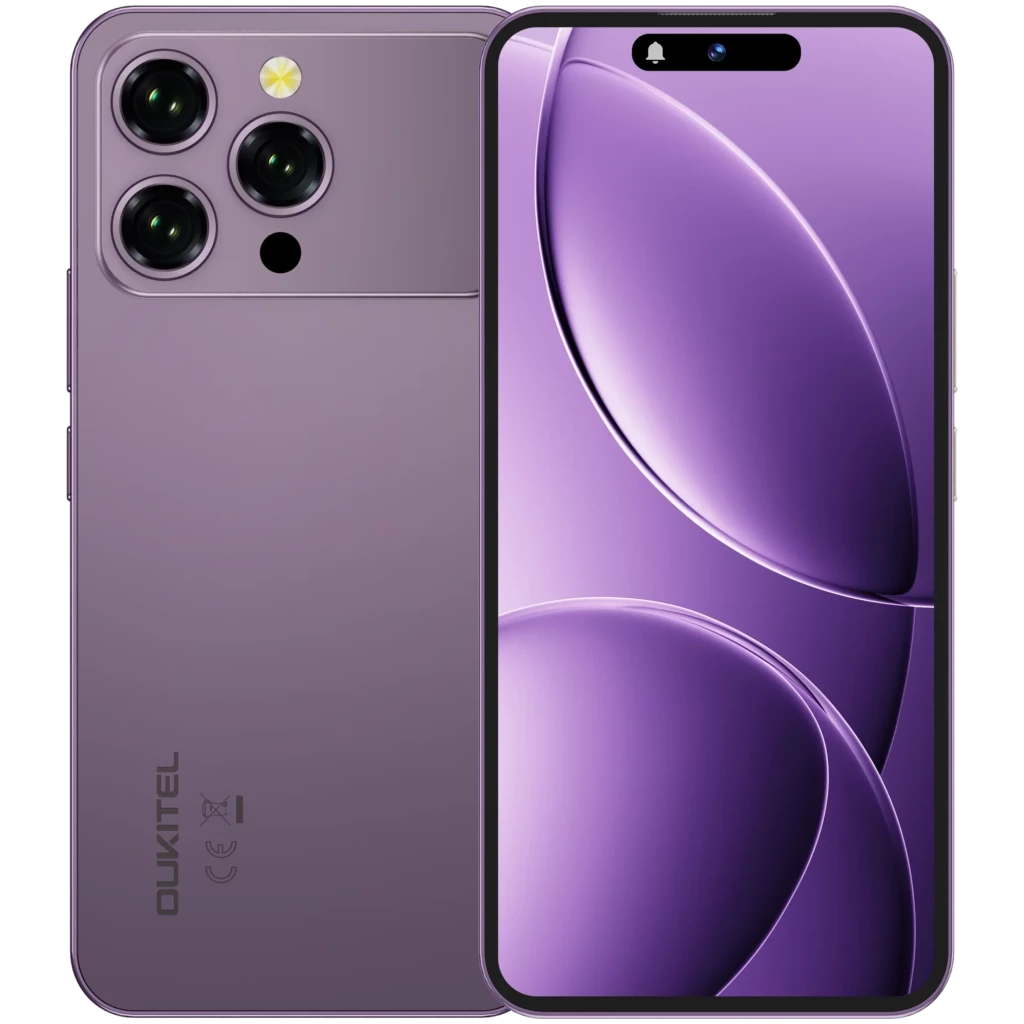 Oukitel P1 Pro 4GB/256GB Púrpura 6,7 pulgadas AMOLED 120Hz 50MP 5150mAh 18W NFC