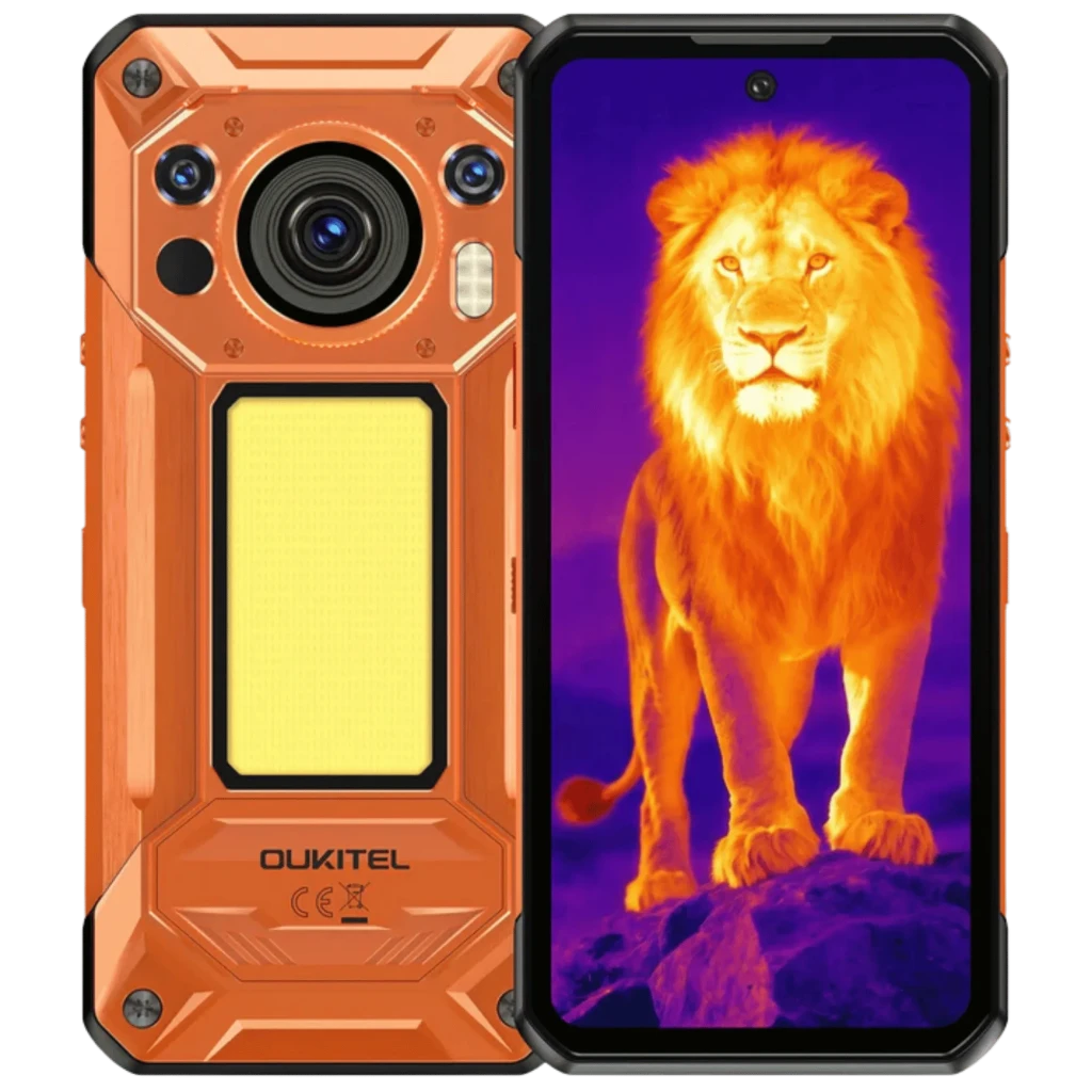 Oukitel WP500 Ultra Thermal 12GB/1TB Naranja Rugged IP68/IP69K 6,78 pulgadas IPS 120Hz 108MP 10000mAh 45W NFC