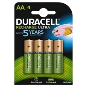 Pack 4x AA Recargable Duracell 2500 mAh HR06-P